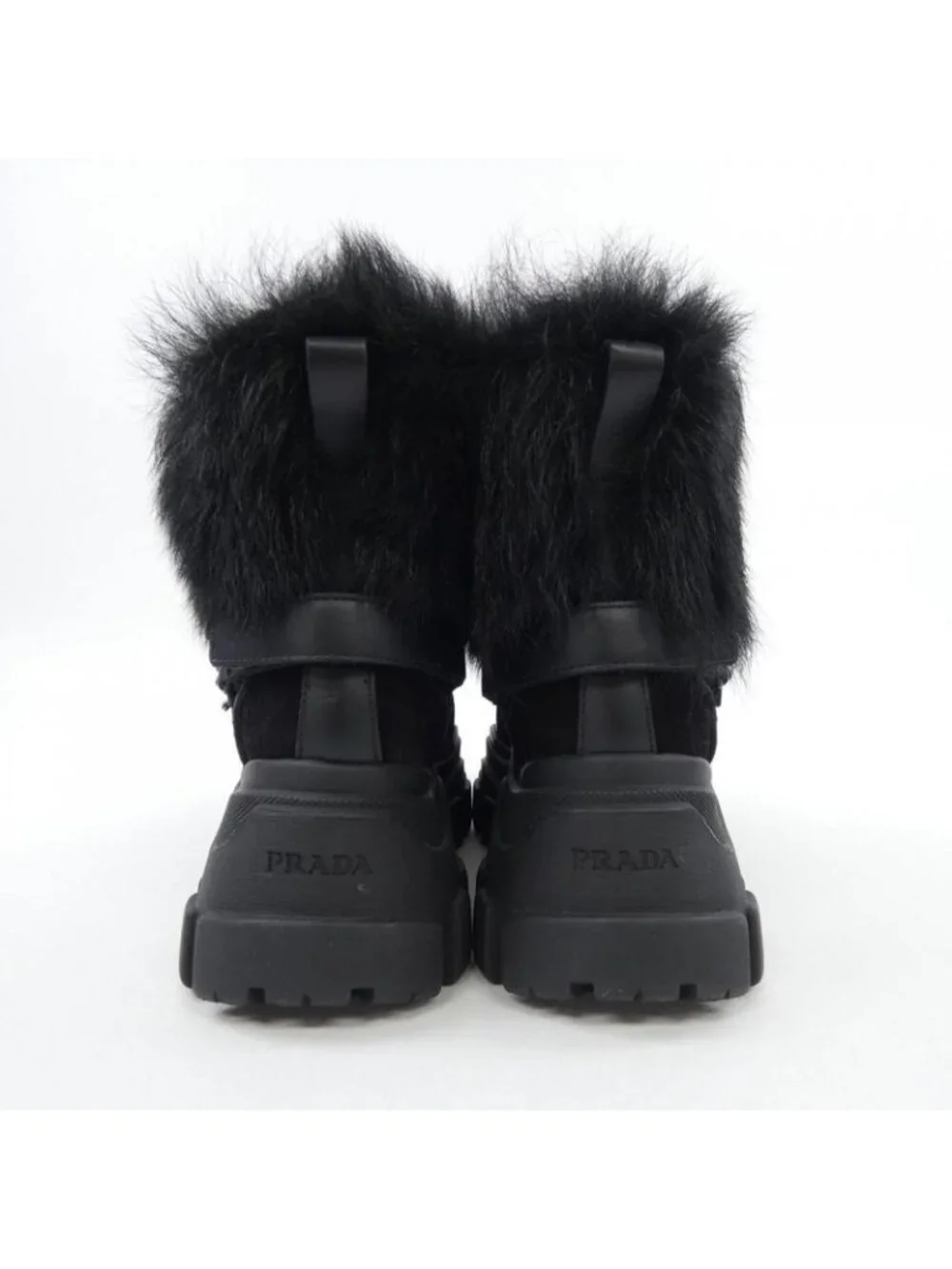 Prada 8830 8104 Size 36 Black Boots - Picture 5 of 6